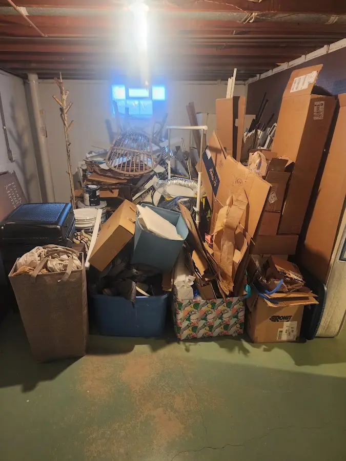 Roll-off dumpster container at job site for 15 Yard Dumpster Rental in Niwot